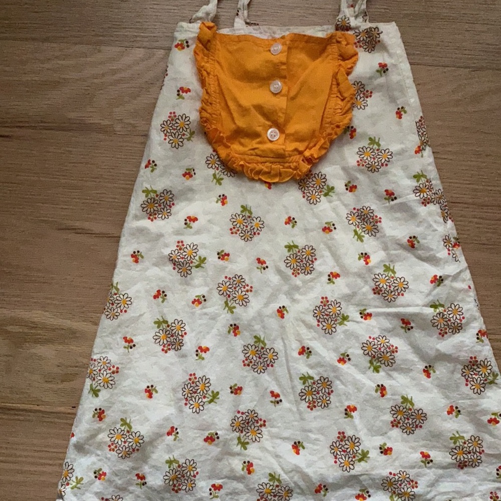 Eliza Gran tie sleeve summer flower sundress sz 2